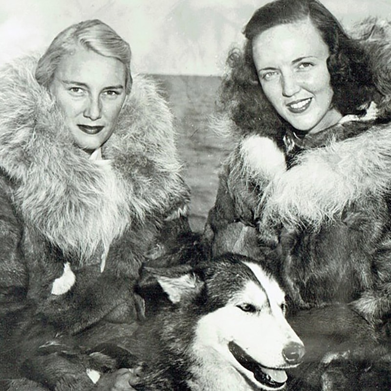 <p>Edith “Jackie” Ronne and Jennie Darlington were the first women to overwinter in Antarctica in 1947/48 (Credit: Public Domain)</p>
